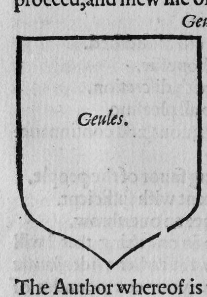 Geules: a shield labelled Geules.
