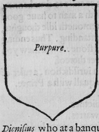 Purpure: a shield labelled Purpure.