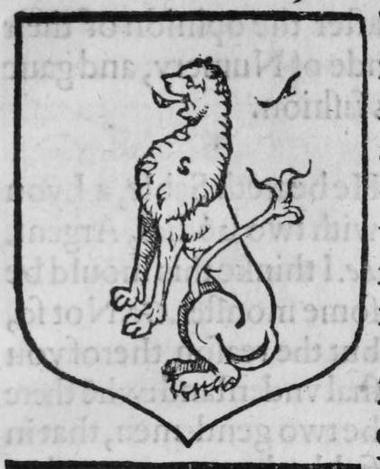 A shield Argent, a lion sejant.