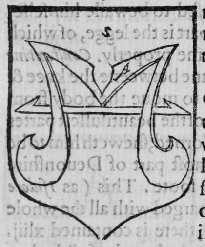 A shield Sanguine, a gorge, marked S, A.