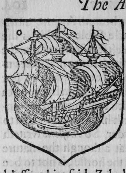 A shield Or, a ship, marked O.