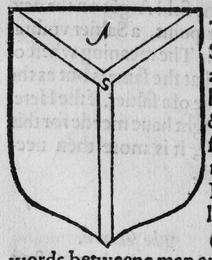 A shield Azure, a pale, marked A, S.