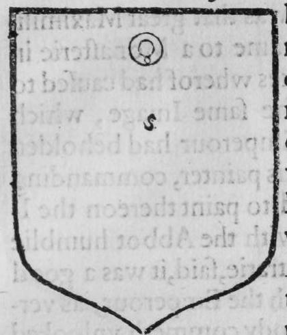 A shield Sable, an annulet.
