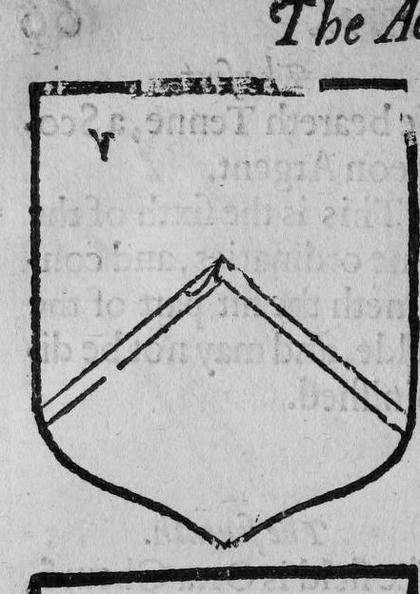 A shield Vert, a coupleclose, marked V, A.
