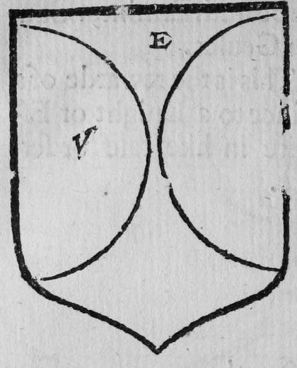 A shield Ermine, two flaunches, marked E, V.