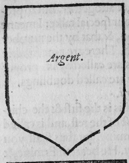 A shield Argent.