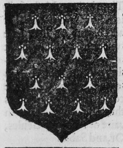 A shield Pean (Sable powdered with Or).