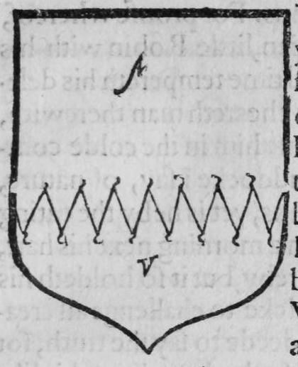 A shield party per bast barre erased, marked A, V.
