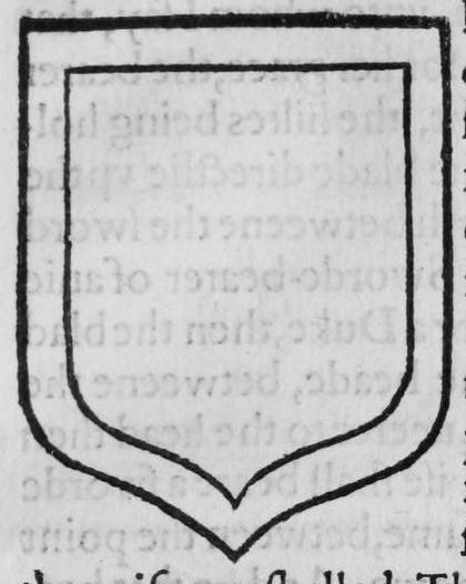 A shield Argent, three escutcheons in triangle.