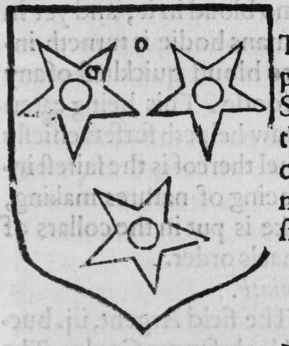 A shield Or, three mullets pierced, marked O, G.
