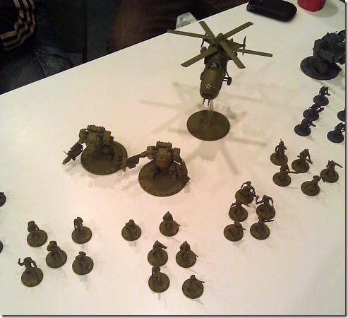 A photo of a model from DUST Tactics